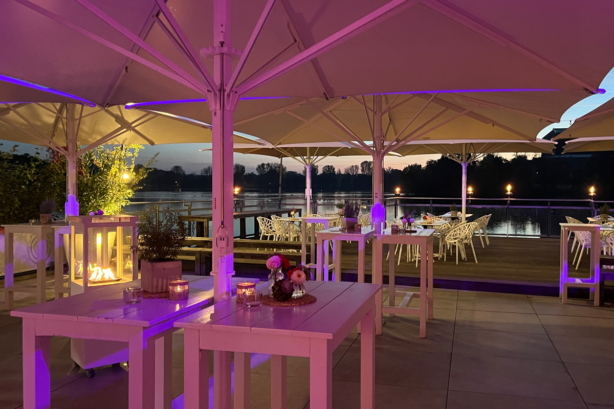 Bootshaus Terrasse